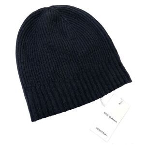 NORDSTROM 100% Cashmere NWT Black Knit
Beanie Hat